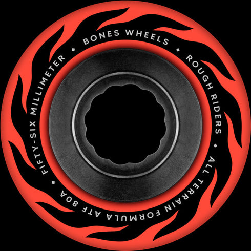 Bones - ATF Rough Riders Eternal Flame 80a Red Wheels (56mm/59mm)
